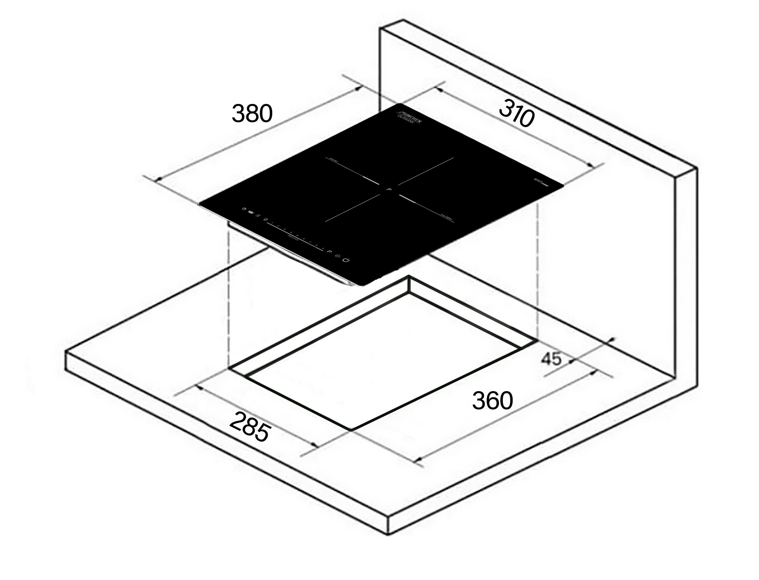 GMC280i - Bếp đơn nấu liu riu